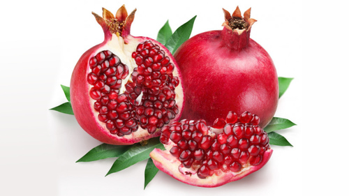Dark Red Fresh Pomegranate