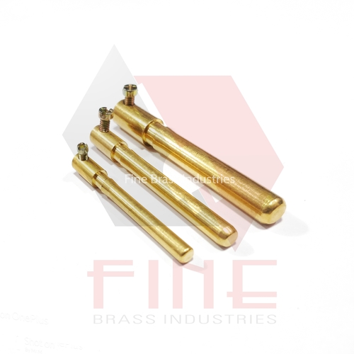 Brass industrial plug pin