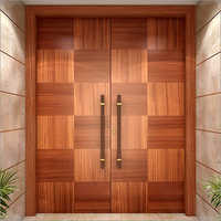 Cheer Veneer Polished Door - Frame Material: Solid Wood