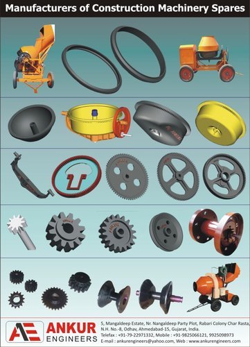Cement Mixer Machine Spare Parts By ANKUR ENGINEERS
