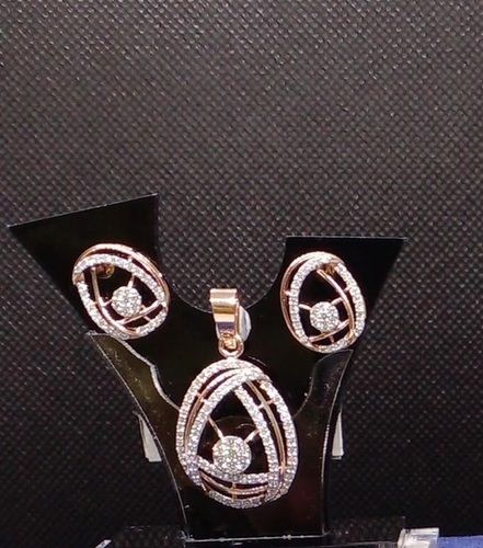 Real Diamond Pendant Set