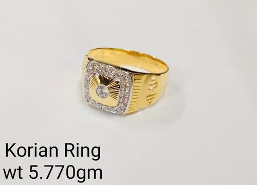 22 CT GOLD GENTS RING