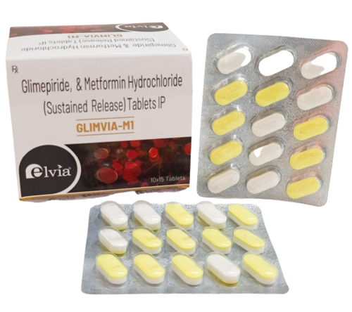 Glimepride 1 mg Metformin 500 mg Tablet