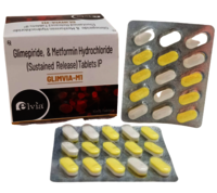 Glimepride 1 mg Metformin 500 mg Tablet