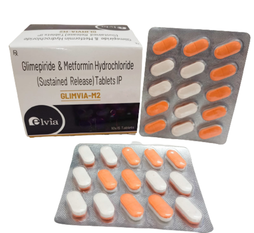 Glimepride 2 mg Metformin 500 mg Tablet