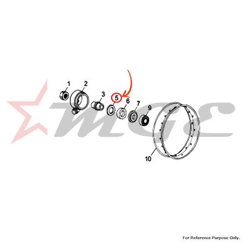 Retainer For Royal Enfield - Reference Part Number - #110293/2