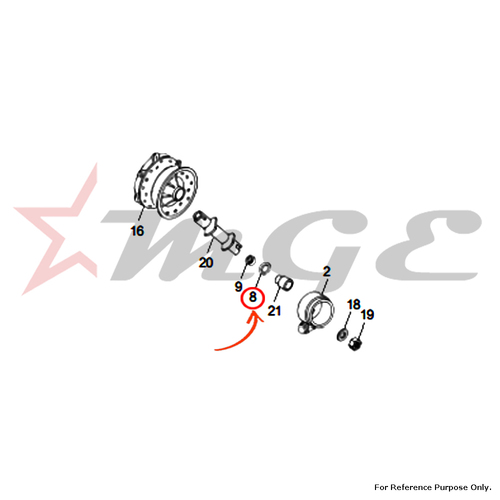 Grease Seal For Royal Enfield - Reference Part Number - #141109/1