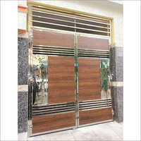 Steel Wooden Gates Size: As Per Requirement