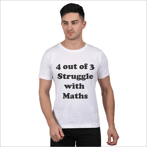 Mens Graphic White T Shirts