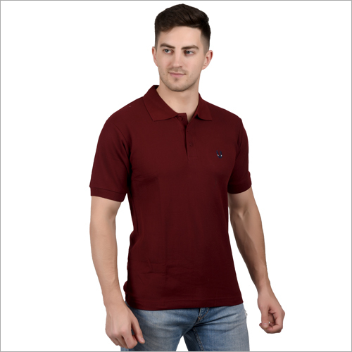 Mens Polo Maroon T Shirts