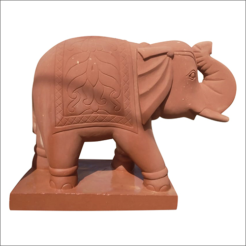 Sandstatue Painted Elephant Statue
