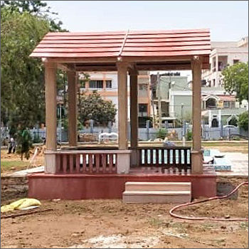 Red Sandstone Hut Gazebo