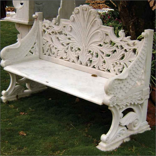 Carved Sandstone Bench Application: Garden