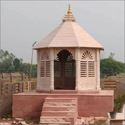 Red Carved Sandstone Temple