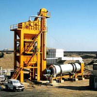 Asphalt Batch Mix Plant - Color: Yellow