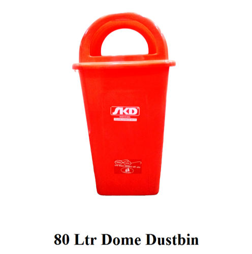 Plastic Dustbin With Dome Lid