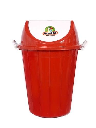 Plastic Dustbin With Swing Lid