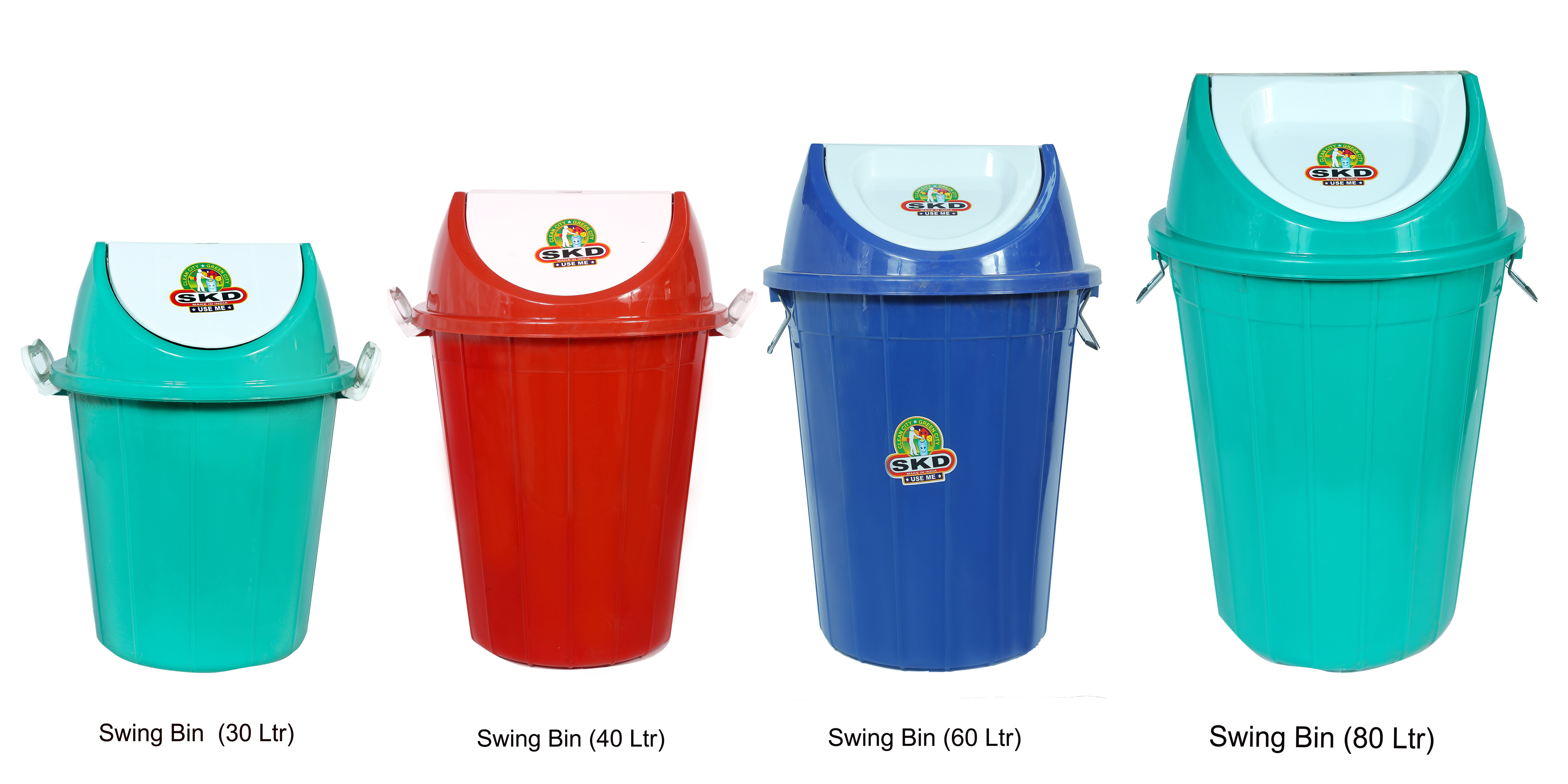 Plastic Dustbin With Handle
