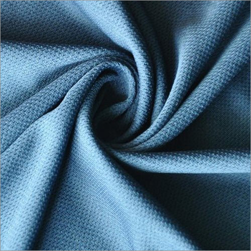 Blue Plain Sportswear Fabric