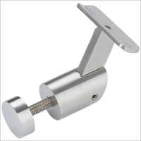Stainless Steel Glass Bracket - 100mm X 50mm X 30mm | Corrosion Resistant, Brushed Finish, 100kg Load Capacity, Wall Mounted Installation