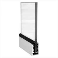 12mm Top Mounting Aluminium Railing Profile
