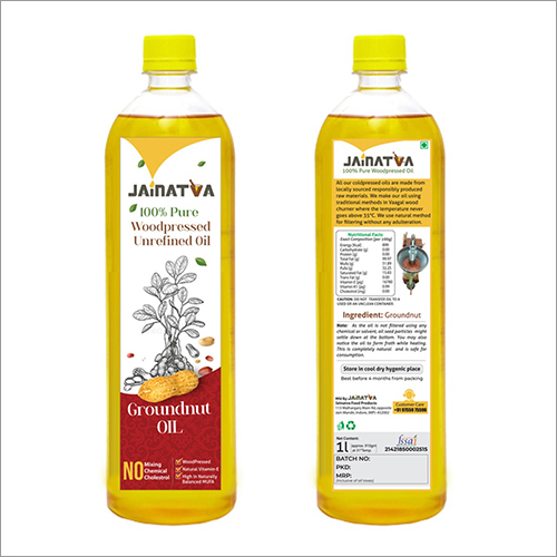 1 Ltr Cold Pressed Groundnut Oil