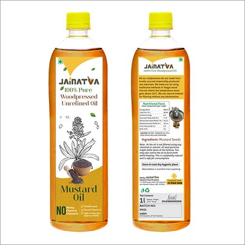 1 Ltr Cold Pressed Mustard Oil