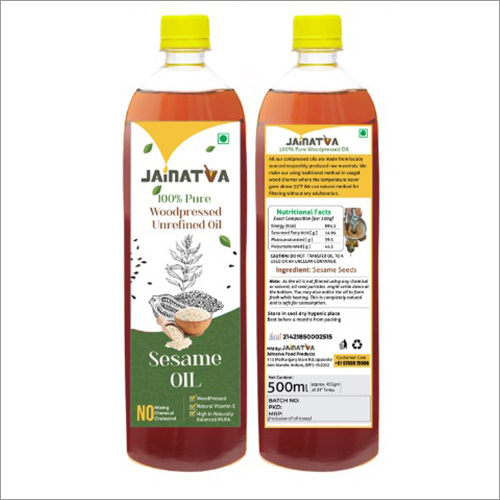 500 ml Cold Pressed Sesame Oil