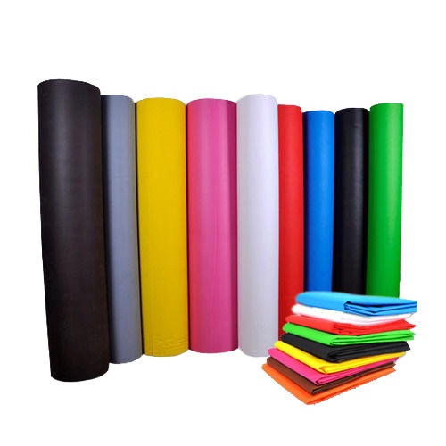 Non Woven Spunbond Fabric Color Rolls - Pattern: Plain