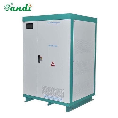 75KWH Lithium iron phosphate battery (LiFePO4) energy storage 614V 200AH Lithium battery with BMS system