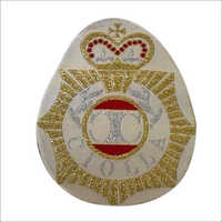 Fancy Laser Cut Woven Badge