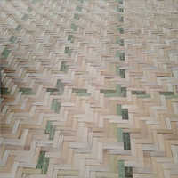 Hand Weaving Pattern Bamboo Mat