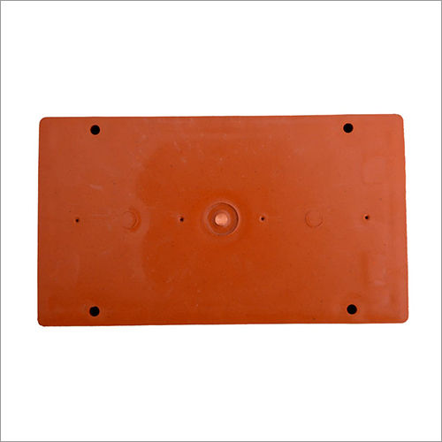 PVC Electric Switch Board - PVC and Wooden, 10 x 4 Inch Rectangular Shape, Brown Color, Designed for Electronics