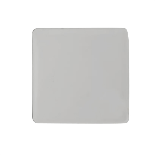 5 X 5 Inch Modular PVC Square Plate - PVC Material, 5x5 Inches, White Color | Ideal for Electronics Applications