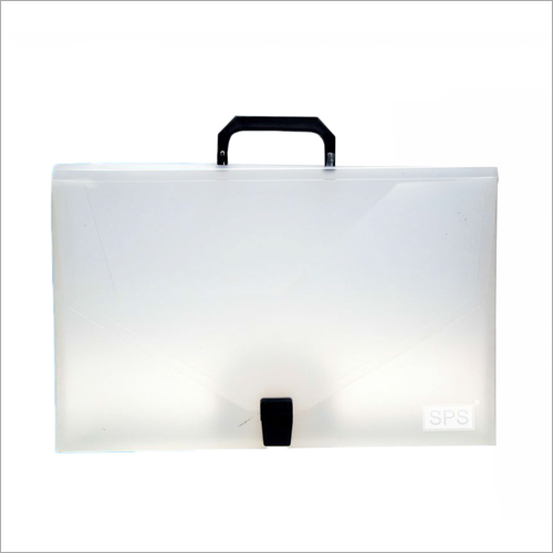 SPS White Briefcase Bag