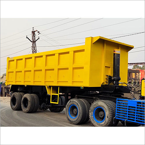 Steel 16 Wheels Container Tipper Trailer