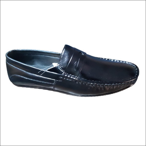Mens Black Loafers Shoe