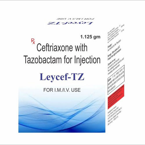 Powder Ceftriaxone With Tazobactam 1.125Gm  Injections