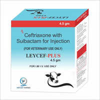 Ceftriaxone And Sulbactam Injection For Veterinary Use Ingredients: Chemicals
