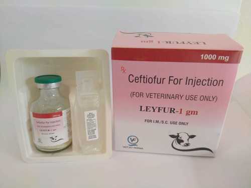 Ceftiofur Injection 1.0 G For Veterinary Use Ingredients: Chemicals