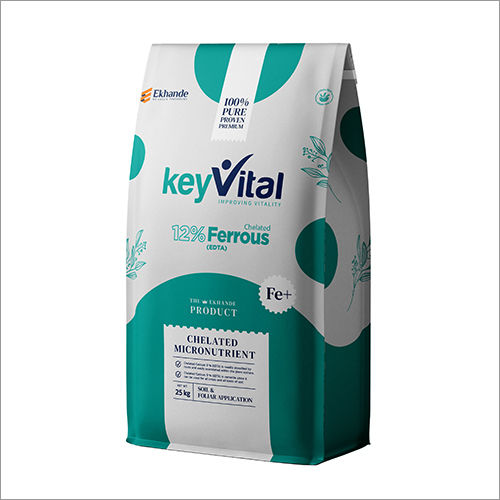 Key Vital 12 Percent Ferrous Chelated Micronutrient Application: Agriculture