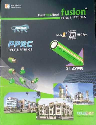 Green And Blue Pprc Pipes Fittings