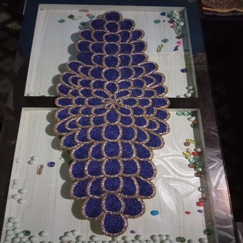 Beaded Table Runner By HM CREATION
