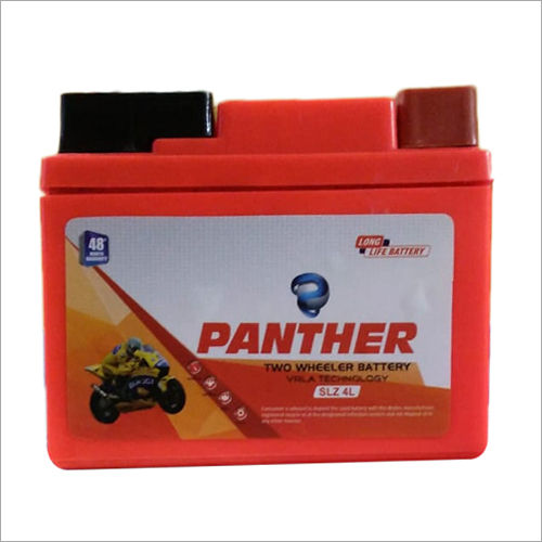 Slz 4L Panther Two Wheeler Battery Nominal Voltage: 12.5 V Volt (V)