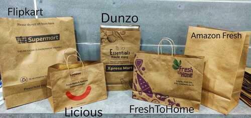 Brown Handle Paper Bags