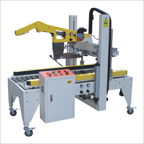 Automatic Flap Closing Carton Sealing Machine Application: Industrial