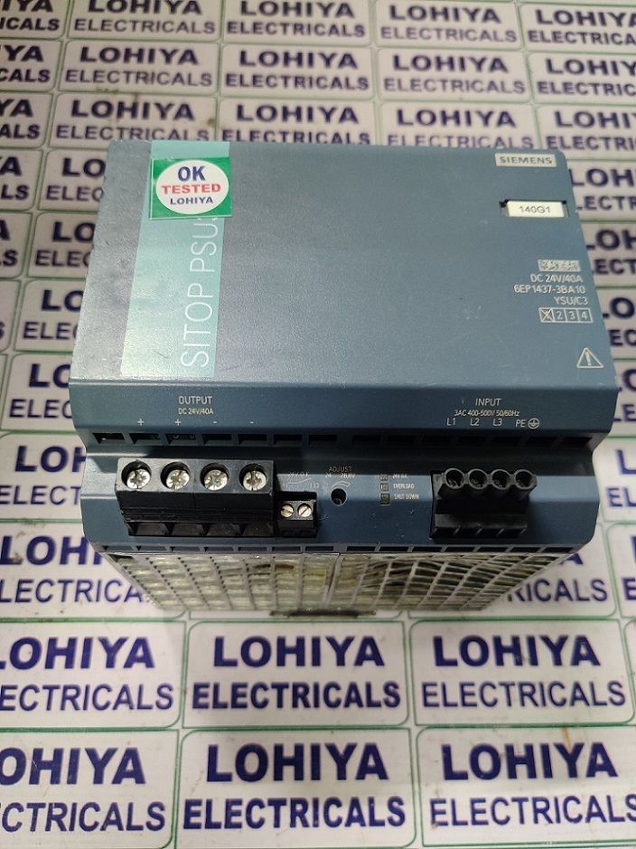 SIEMENS 6EP1437-3BA10 POWER SUPPLY