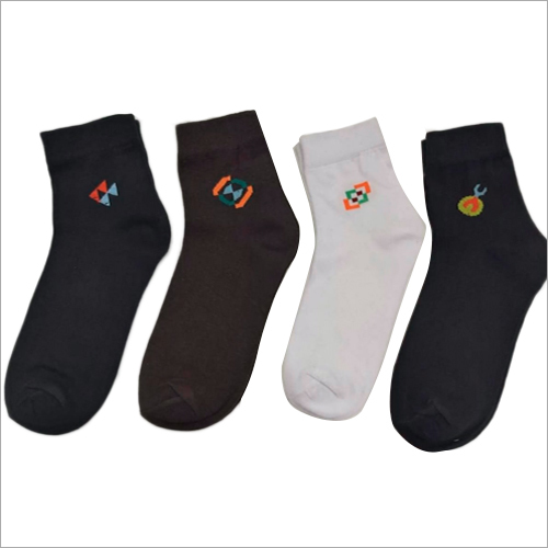 Available In Different Color Mens Printed Ankle Socks