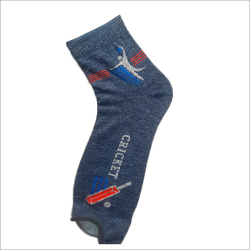 Mens Printed Sports Ankle Socks