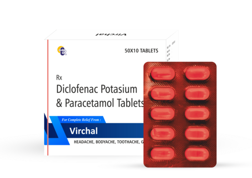Diclofenac Potasium and Paracetamol Tablets